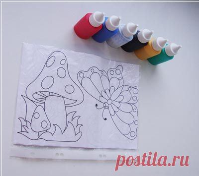 Витражные краски своими руками