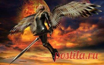 Обои для рабочего стола Angel Warrior и фоновое изображение | 1280x800 | ID: 139722