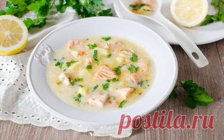 Лёгкий рыбный суп
