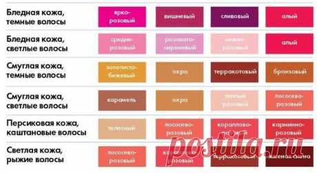 выбор помады