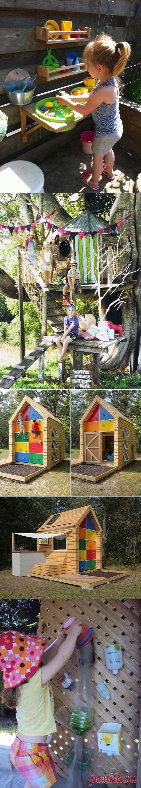 8 идей для обустройства детского уголка на даче