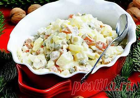 Рыбный оливье / Готовим к праздникам / Рецепты на любой вкус /
