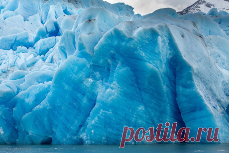 Голубой ледник Грей в Патагонии