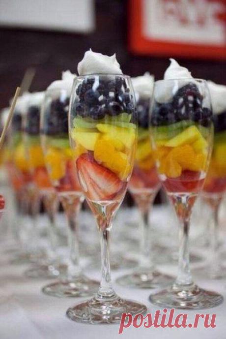 Фруктовые идеи на праздничный стол 🍎🍊🍒🍇🍉 / Вкусные привычки