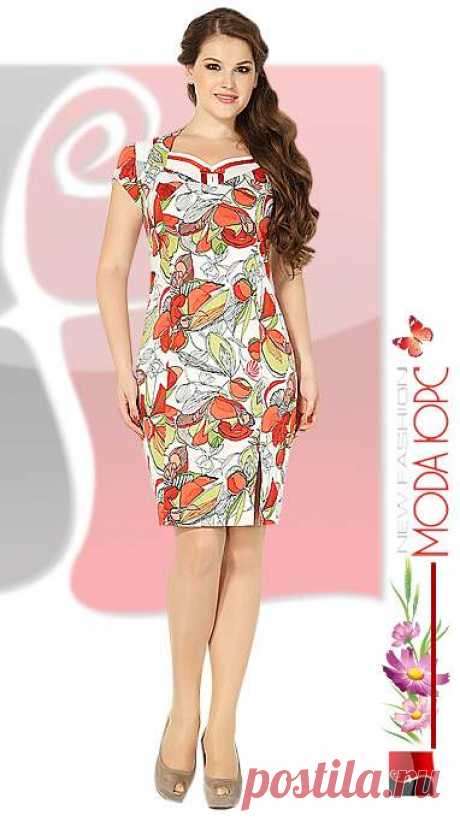 Платья и костюмы для полных женщин белорусской фирмы Мода-Юрс, лето 2016
