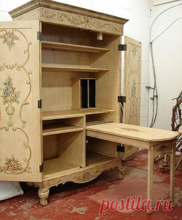 Три в одном: шкафчики-столики-трасформеры