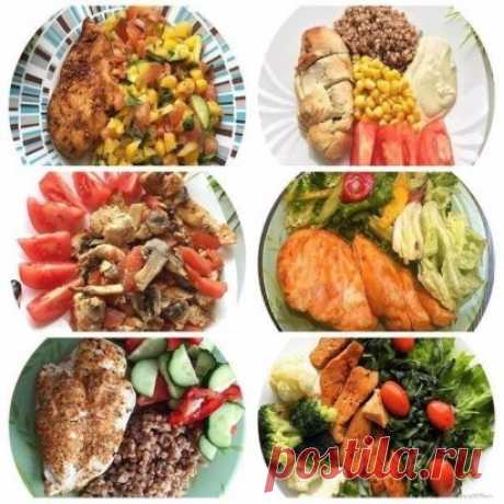 Лучшее дополнение к куриному филе: 6 идей
1. Куриное филе запеченное в горчице + гречка + кукуруза консервированная + помидор + йогурт 
2. Куриное филе запеченное с помидором и грибами + помидор 
3. Куриное филе запеченное в специях + греча + помидор + огурец 
4. Куриное филе запеченное в соевом соусе + Салат (листья салата + огурчик + болгарский перец + петрушка + помидор + оливковое масло) 
5. Куриное филе запеченное в горчице с лимоном + салат (помидоры + огурец + болга...