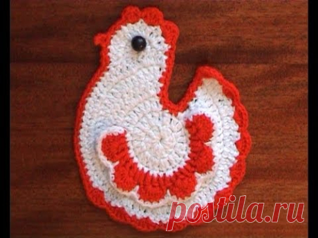 Пасхальный подарок.  Прихватка. Курочка ряба. - YouTube
