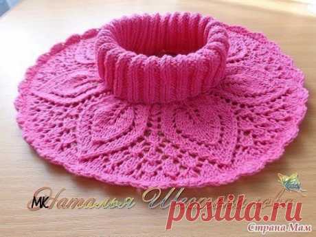 КАК СВЯЗАТЬ ДЛЯ ВАШЕЙ ПРИНЦЕССЫ АЖУРНУЮ МАНИШКУ.
Мастер -класс от Натальи Шестопаловой.
Манишка связана по этой схеме. Раппорт 15 петель. Если вяжем по кругу на петли после раппорта и цифру 13 не обращаем внимание. При вязании по кругу петли в четных рядах -все лицевые.
Вначале я набрала 104 петли, после резинки провязала 1ряд лицевыми, в нем прибавила 1 петли. Получилось 105 петель ( 7 раппортов по 15 петель).
Вязала круговыми спицами, сверху вниз.