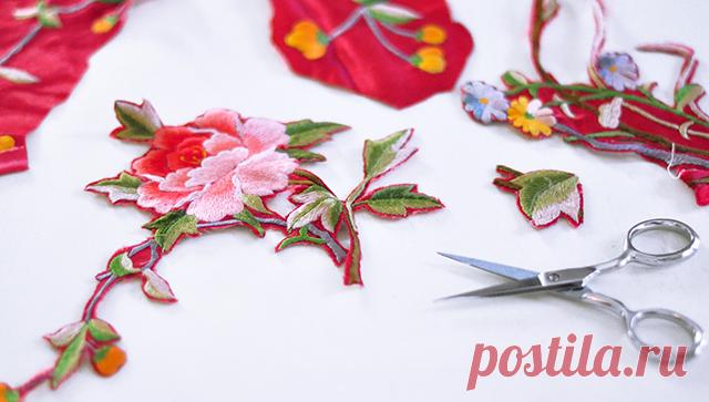 Как украсить джинсы вышивкой, если вы не умеете вышивать