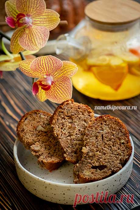 Банановый кекс с маком | Простые кулинарные рецепты с фотографиями