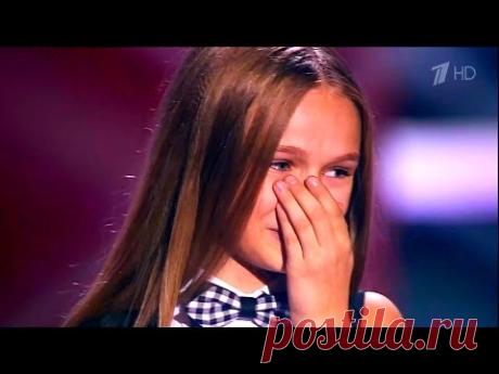 Ева Тимуш - Je t'aime - Голос. Дети-3 26.02.2016. ВСЕ В ШОКЕ КАК ОНА СПЕЛА!