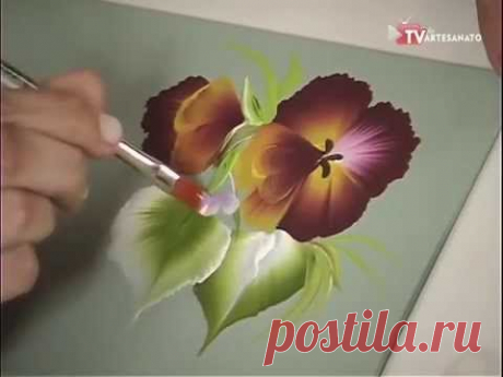 Pintura Gestual - Amor Perfeito