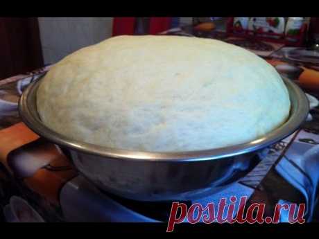 Дрожжевое Тесто на Сыворотке/The Dough on the Serum/Простой Пошаговый Рецепт Теста