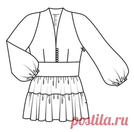 #работаподписчицы@burdamagazine

Бурда мне всегда нравилась и я много шью по этому журналу. Правда, это не новая модель, но все же хочу показать шикарную блузку из прошлых номеров 7 2015 номера. Если есть сильный переход от талии к бедрам, то лучше модели не найти.