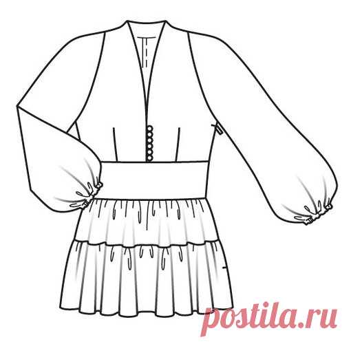#работаподписчицы@burdamagazine

Бурда мне всегда нравилась и я много шью по этому журналу. Правда, это не новая модель, но все же хочу показать шикарную блузку из прошлых номеров 7 2015 номера. Если есть сильный переход от талии к бедрам, то лучше модели не найти.