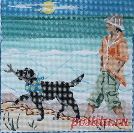 Pasear al perro – Diseños de punto de aguja PLD