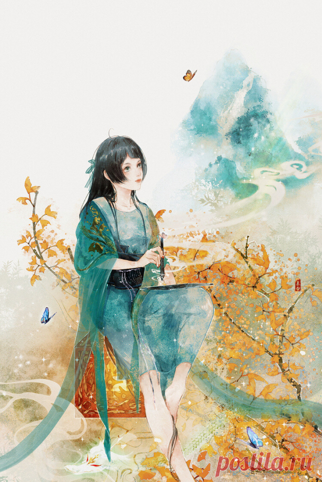 作者' 画画的慕白  Author's Painting Mubai