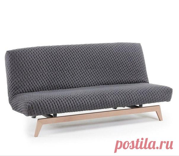 Товар дня: раскладной диван испанского бренда со скидкой 15% Диван-кровать схемным чехлом. Механизм трансформации дивана clic-clac. Каркас и ножки дивана металлические , деревянная планка из бука. Размеры: 90 см х 195 см х 100-130 см. Подробности и ссылка для заказа: