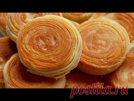 Без духовки, хрустящий снаружи мягкий внутри, простой многослойный хлеб