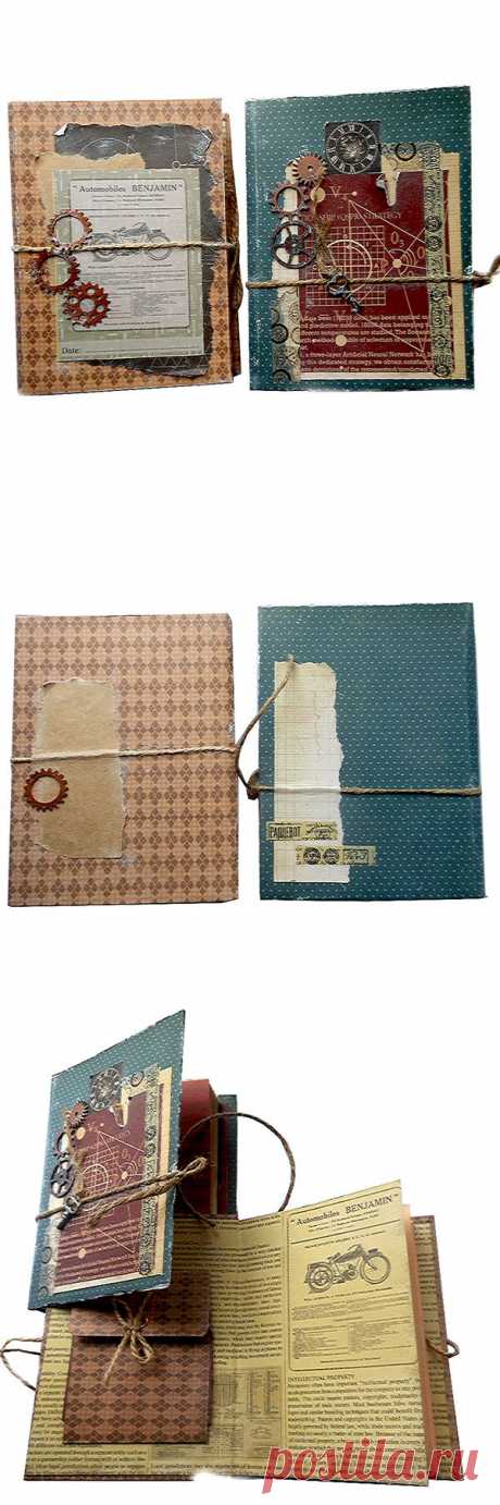 Мужской блокнот &quot;Записки мастера&quot;. - магазин Лавка Рукодельников