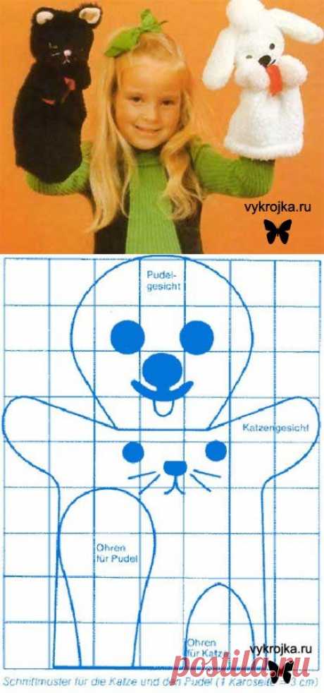 Выкройка игрушки кукольного театра. Скачать выкройку кукольного театра бесплатно с выкройка.ру Страница 0