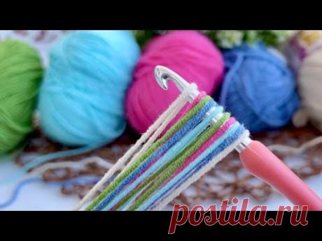 🤫 Бабушкин квадрат с СЕКРЕТИКОМ! 😎Смотрите скорее! Вязание крючком для начинающих. Crochet