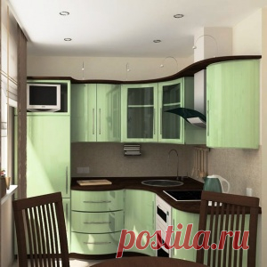 Варианты дизайна кухни в хрущевке — красота и максимальный комфорт на 6 кв.метрах - МирТесен