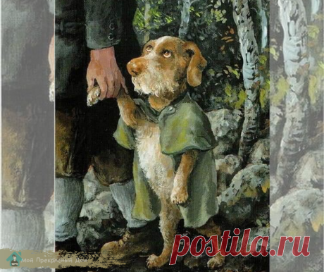 Умер человек. Его пес рядом лег и тоже умер. И вот душа человека стоит перед золотыми вратами и рядом – душа собаки. У ворот – привратник.
— Что это за место? — спросил путешественник у привратника.
— Это рай, ты уже умер. Теперь можешь войти и отдохнуть по-настоящему.
— А там есть вода?
— Сколько угодно: чистые фонтаны, прохладные бассейны…
— А поесть дадут?
— Все, что захочешь.
— Но со мной собака.
— Сожалею, сэр, с собаками нельзя, – сказал привратник, указав на табличк...