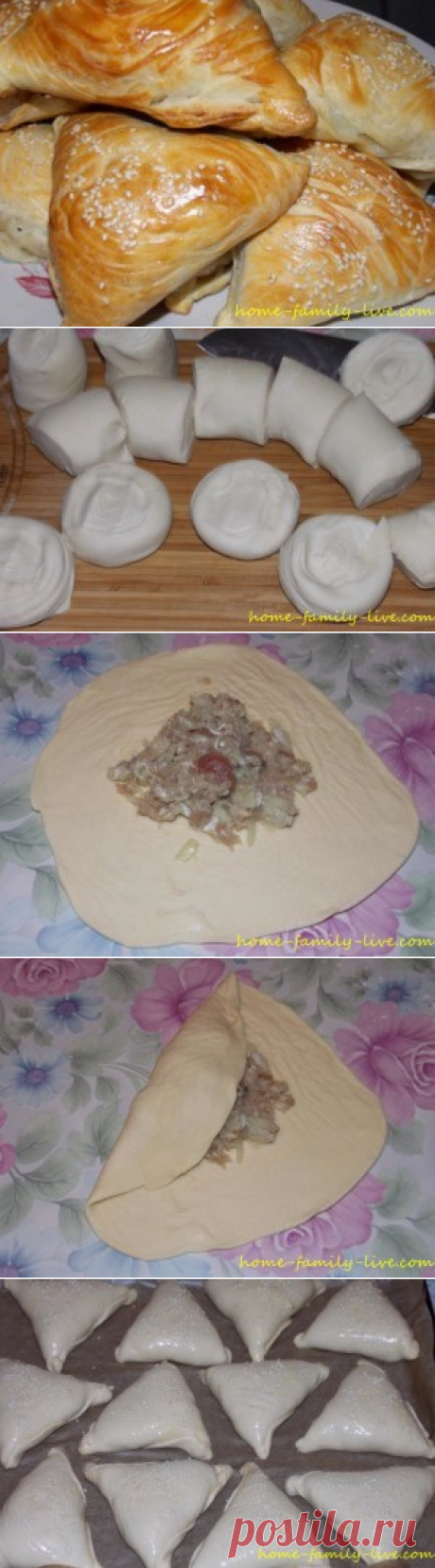 Самса с мясом/Сайт с пошаговыми рецептами с фото для тех кто любит готовить
