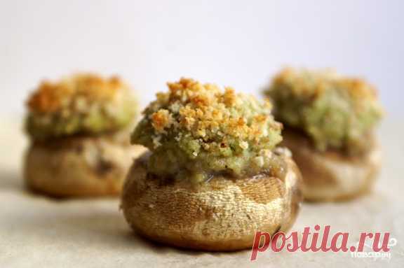 Шампиньоны фаршированные - 25 золотых рецептов!