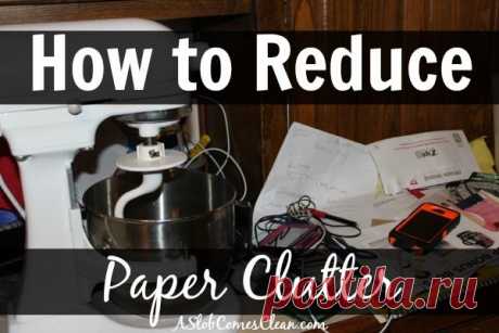 How to Reduce Paper Clutter