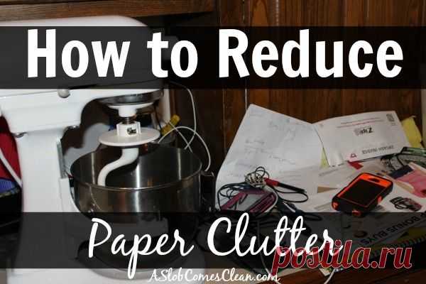How to Reduce Paper Clutter