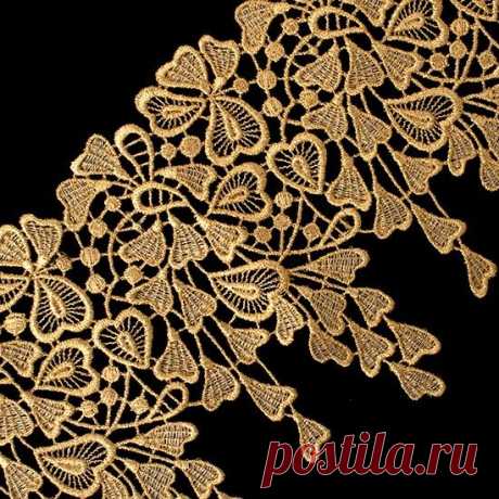 5 1 2 140 MM Floral Metallic Lace M J Trimming - MommyGrid.com