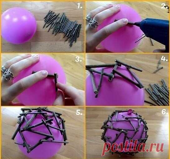 Декор из натуральных материалов