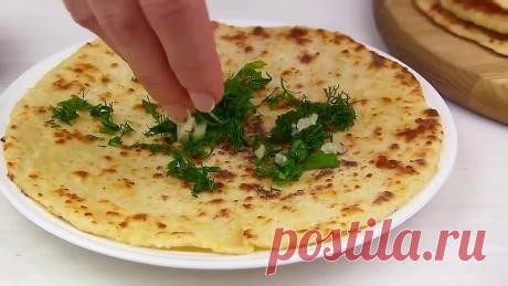 СЫРНЫЕ Лепешки за 15 минут! БЫСТРО ВКУСНО!