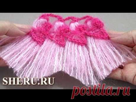 Crochet Tassels  Урок 35 Кисти на вилке