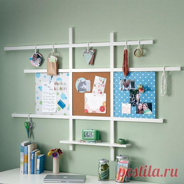 Упорядочить все на стене