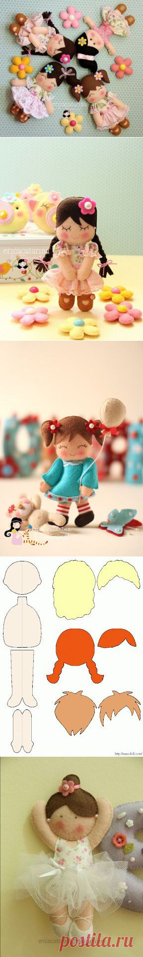 Куколки из фетра | Умелые ручки