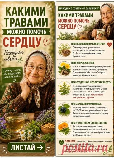 Какими травами можно помочь сердцу