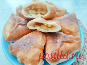 Жареные пирожки с ревенем на ряженке - Oбжорка Gluttony.ru