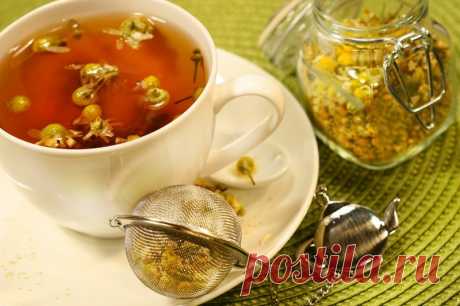 Чай с ромашкой
