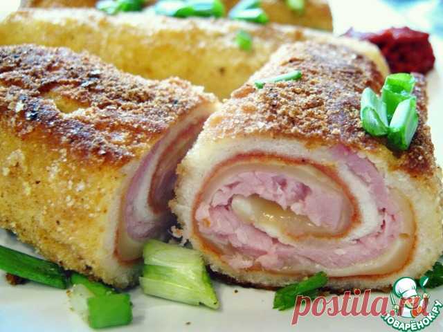 Хлебные рулетики 