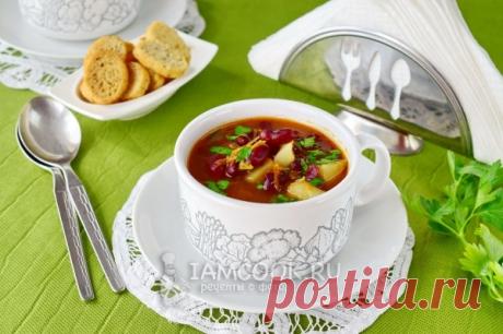 Постный суп с консервированной фасолью — рецепт с фото пошагово. Как сварить постный фасолевый суп с консервированной фасолью?