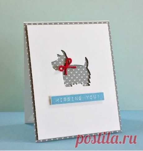 Открытка на Новый год 2018 своими руками с детьми из бумаги и картона: Как нарисовать открытку с Собакой, символ года