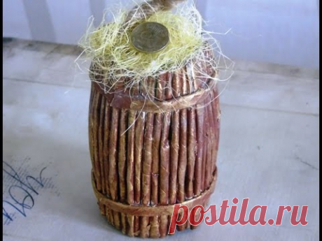 Оформление горшка для топиария