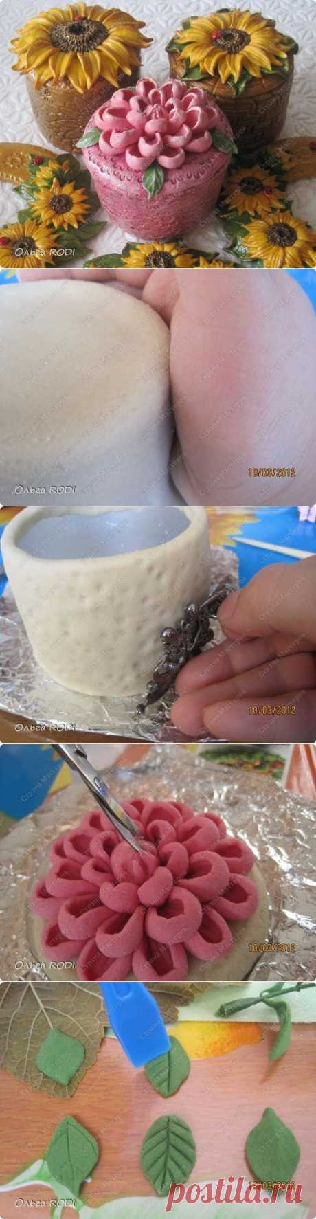 Шкатулочка из солёного теста