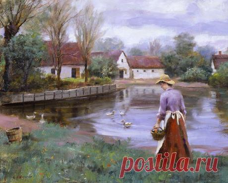 Романтический мир нежной красоты. Gregory Frank Harris — Художники, фотографы и скульпторы со всего света