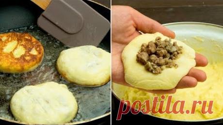 Вроде очень просто, но как же вкусно получается! Картофельные котлеты с сюрпризом! | Appetitno.TV