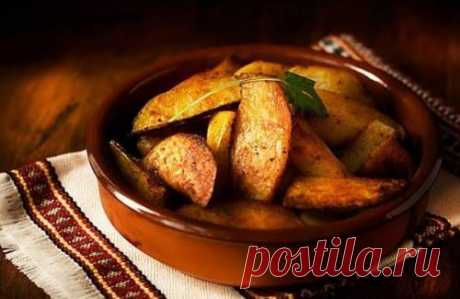 Гарнир из картофеля с горчицей в мультиварке / Простые рецепты